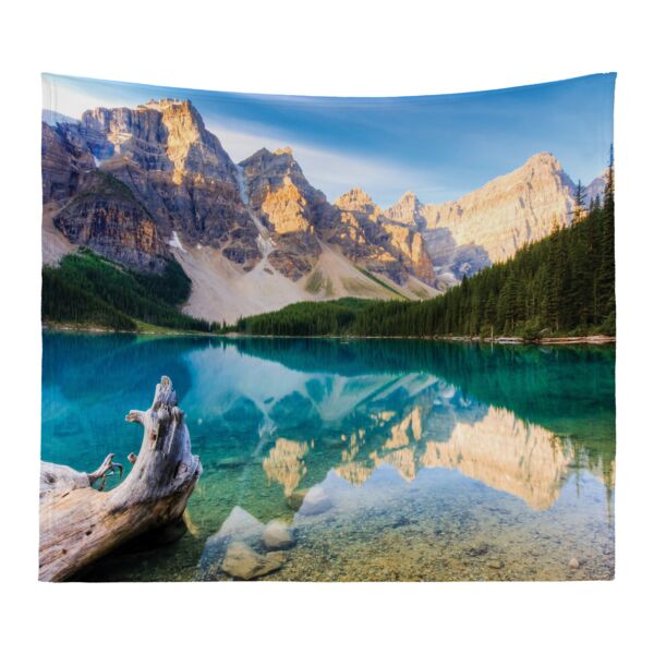 Personalized Photo Collage Mountain Range Microfiber Wall Tapestry  - 60" x 50" Thumbnail