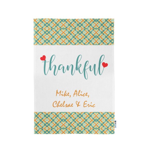 Personalized Thankful Kitchen Towel 11"x18" Thumbnail