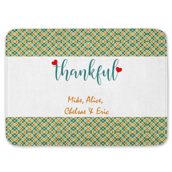 NEW!!! Personalized Thankful Kitchen Floor Mat 27" x18" Thumbnail