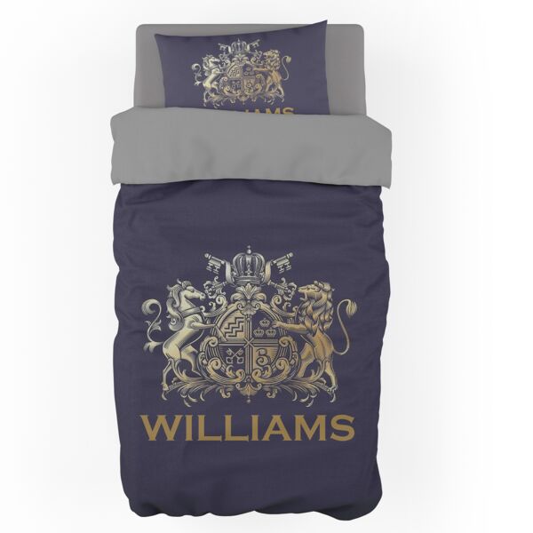 Personalized Crest Duvet Cover - Twin (Pillowcase Sold Separately) Thumbnail