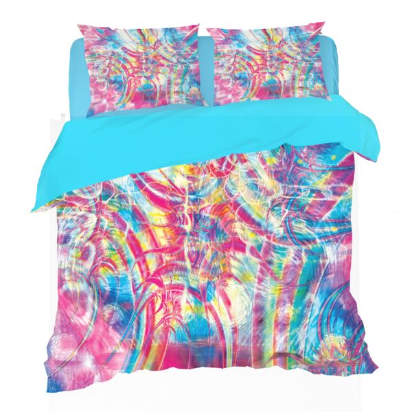 NEW!!! Personalized Cotton Candy Duvet Cover - Queen (Pillowcases sold Separately) Thumbnail