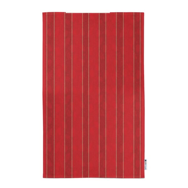 Personalized (Optional) Red Pattern Christmas Kitchen Towel 11"x18" Thumbnail