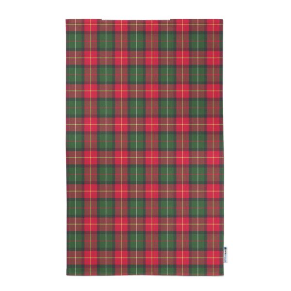 Personalized (Optional) Red Pattern Christmas Kitchen Towel 11"x18" Thumbnail