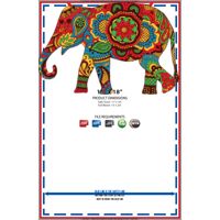 Personalized Custom Photo Collage Kitchen Towel 11"x18" Thumbnail