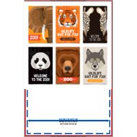 Personalized Custom Photo Collage Kitchen Towel 11"x18" Thumbnail