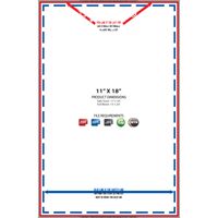 Personalized Custom Photo Collage Kitchen Towel 11"x18" Thumbnail