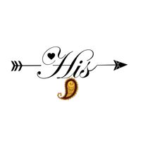 Personalized HIS & HER Arrows Pillowcase Set Thumbnail