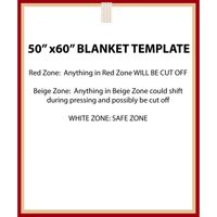 Personalized Collage Photo Medium Soft Fleece Throw Blanket - 50" x 60" Thumbnail