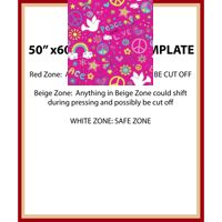 Personalized Collage Photo Medium Soft Fleece Throw Blanket - 50" x 60" Thumbnail