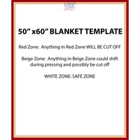 Personalized Collage Photo Medium Soft Fleece Throw Blanket - 50" x 60" Thumbnail