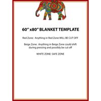 Personalized Collage Photo Large Soft Fleece Throw Blanket - 60" x 80" Thumbnail