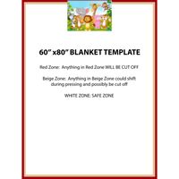 Personalized Collage Photo Large Soft Fleece Throw Blanket - 60" x 80" Thumbnail