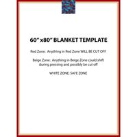 Personalized Collage Photo Large Soft Fleece Throw Blanket - 60" x 80" Thumbnail
