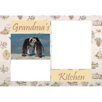 NEW!!! Personalized Photo Collage Grandma's Kitchen Floor Mat  27" x 18" Thumbnail