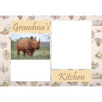 NEW!!! Personalized Photo Collage Grandma's Kitchen Floor Mat  27" x 18" Thumbnail