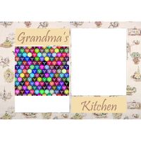NEW!!! Personalized Photo Collage Grandma's Kitchen Floor Mat  27" x 18" Thumbnail