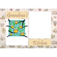 NEW!!! Personalized Photo Collage Grandma's Kitchen Floor Mat  27" x 18" Thumbnail