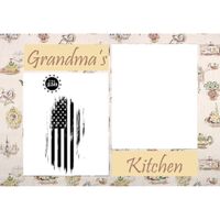 NEW!!! Personalized Photo Collage Grandma's Kitchen Floor Mat  27" x 18" Thumbnail