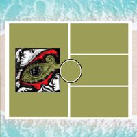 Personalized Photo Collage Beach Shower Curtain Thumbnail
