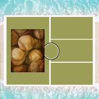 Personalized Photo Collage Beach Shower Curtain Thumbnail