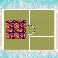 Personalized Photo Collage Beach Shower Curtain Thumbnail