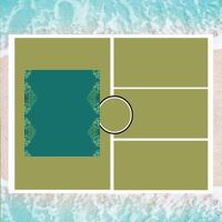 Personalized Photo Collage Beach Shower Curtain Thumbnail