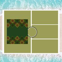 Personalized Photo Collage Beach Shower Curtain Thumbnail