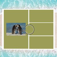 Personalized Photo Collage Beach Shower Curtain Thumbnail