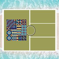Personalized Photo Collage Beach Shower Curtain Thumbnail