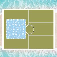 Personalized Photo Collage Beach Shower Curtain Thumbnail