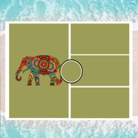 Personalized Photo Collage Beach Shower Curtain Thumbnail